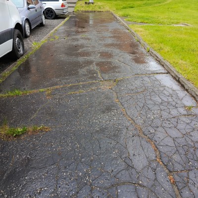 Oprava chodníků a parkoviště na ulici Erbenova 803 až 807