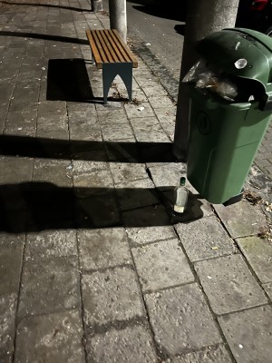 Boj proti opilcům a bezdomovcům u tzv. "Druhých laub"