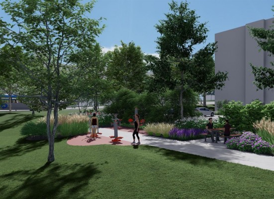 Regenerace veřejného prostranství nad „Hradčany“