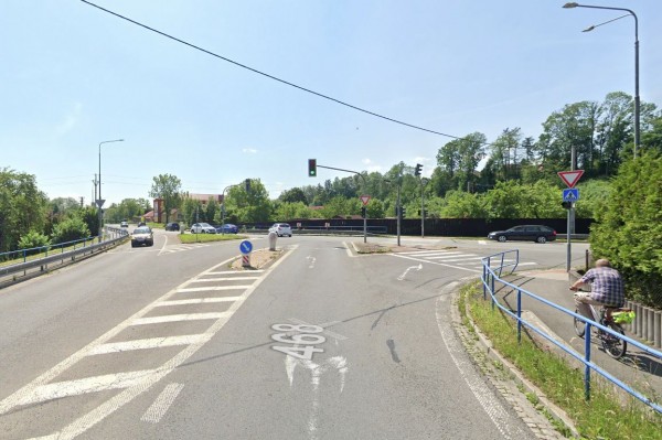 Rekonstrukce světelného signalizačního zařízení ul. Jablunkovská (u restaurace Zobawa)