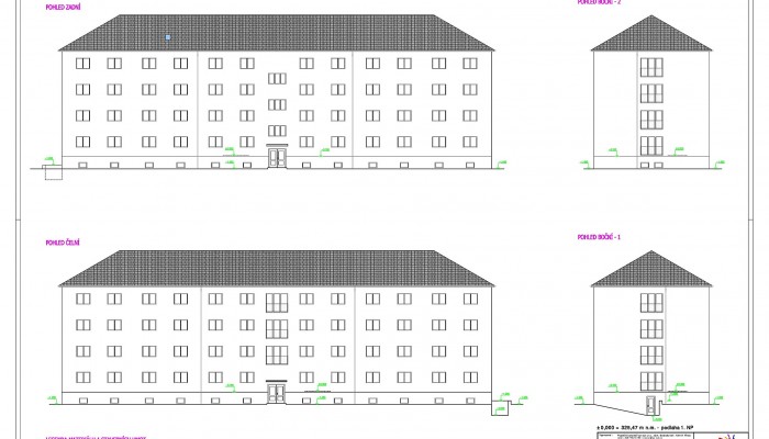 Bytový dům, Třinec, ul. Komenského 682 – rekonstrukce střechy
