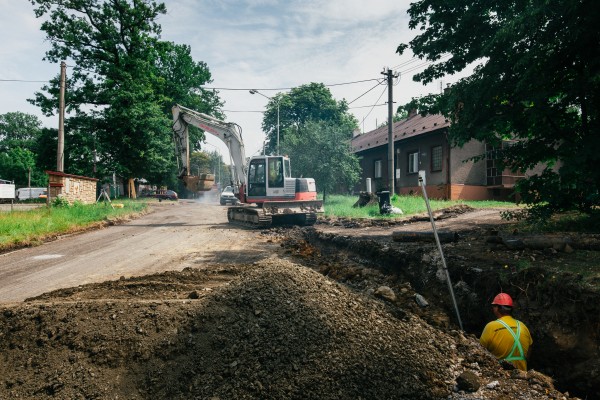 Snímek z výstavby - červenec 2022