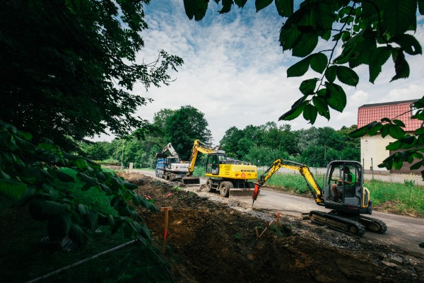 Snímek z výstavby - červenec 2022