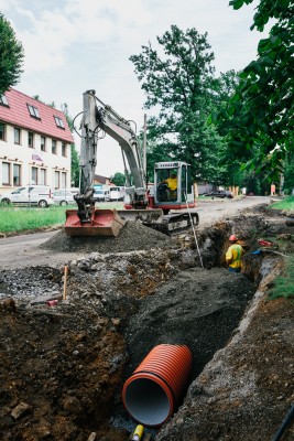 Snímek z výstavby - červenec 2022