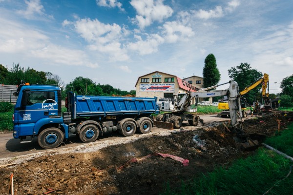 Snímek z výstavby - červenec 2022