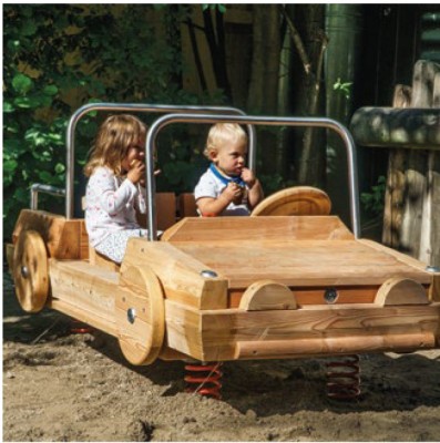 plánovaný nový herní prvek - houpadlo auto