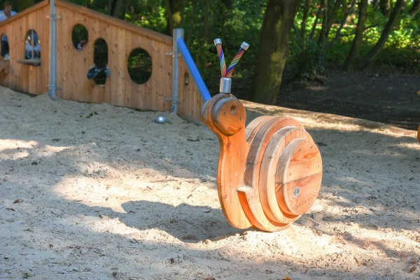 plánovaný nový herní prvek - houpadlo šnek