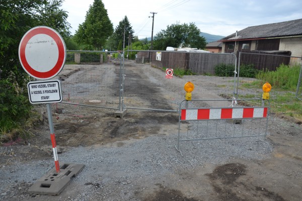 Ulice Požárnická, Třinec - rozšíření komunikace