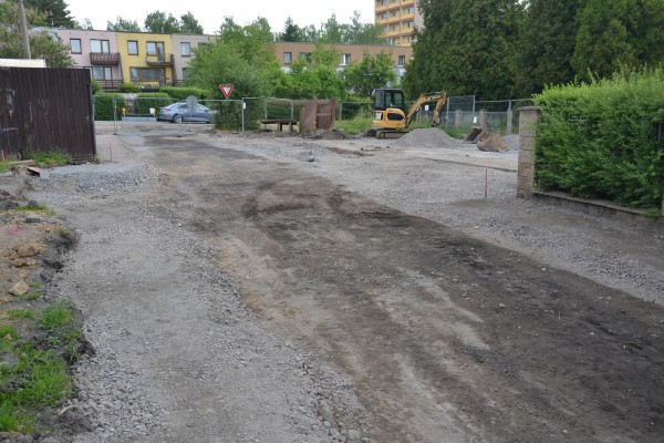 Ulice Požárnická, Třinec - rozšíření komunikace