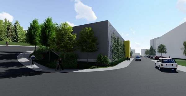 Vizualizace parkovacího objektu