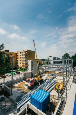 Montáž ocelové konstrukce