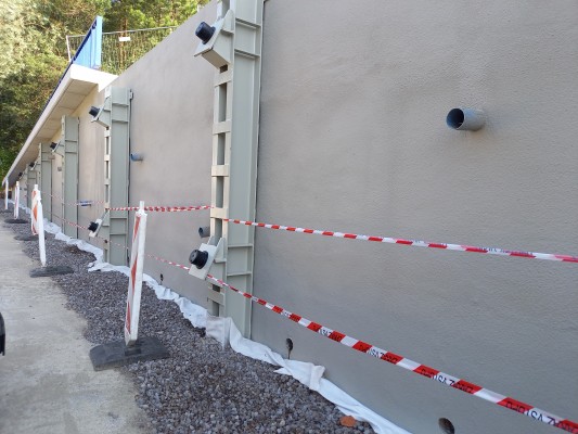 Rekonstrukce opěrné zdi