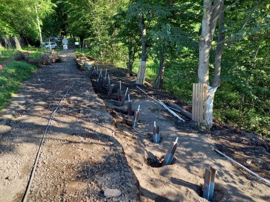 Zajištění svahových břehů Olše