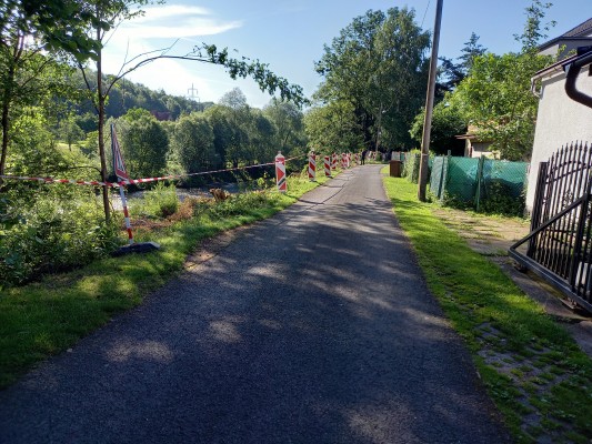 Zajištění svahových břehů Olše