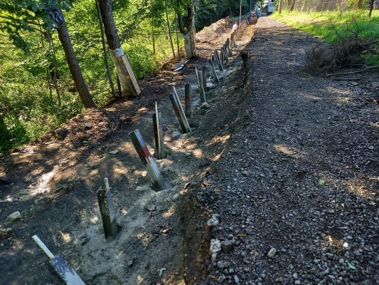 Zajištění svahových břehů Olše