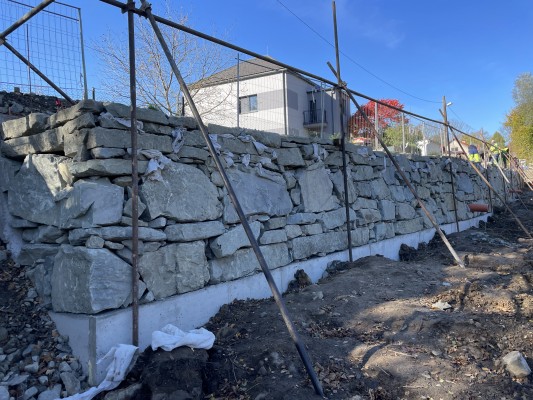 Zajištění svahových břehů Olše