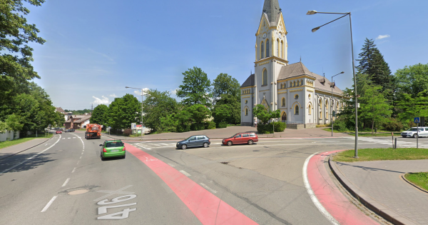 Kruhový objezd Frýdecká x Lidická