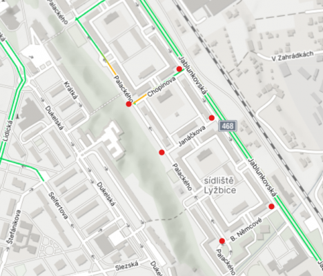 Přidání vypouklých dopravních zrcadel