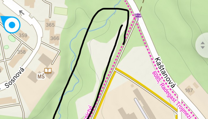 Parkoviště - Sosna