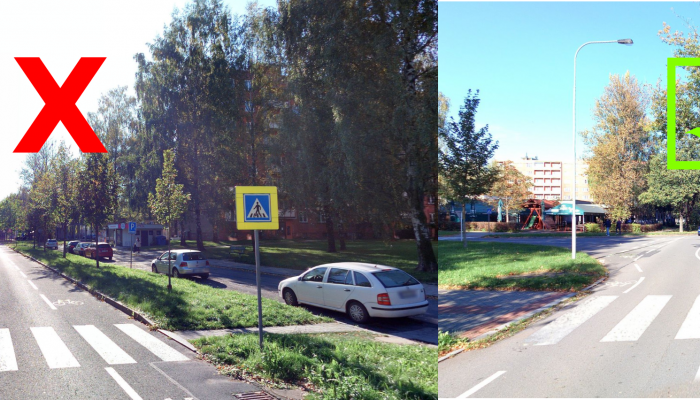 Přesun přechodu pro chodce na ul. Dukelská
