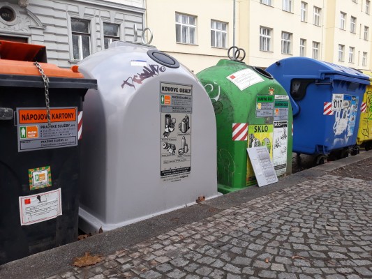 Nádoby na kovový odpad